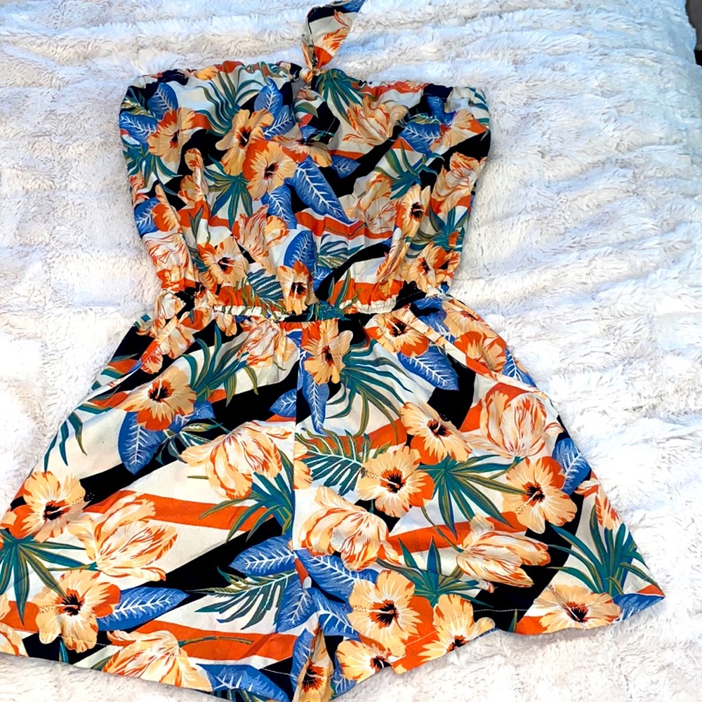Beautiful tropical romper
